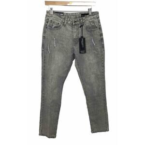 WXYZ MFG Co. Men’s Nomad Slim Fit Stretch Gray Jeans 29x30 NWT